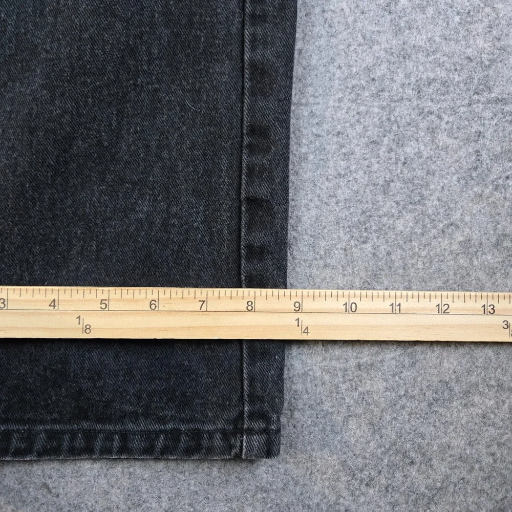 Vintage Polo Ralph‎ Lauren Jeans Mens 38x34 Black Classic Relaxed Patch Y2K Flag